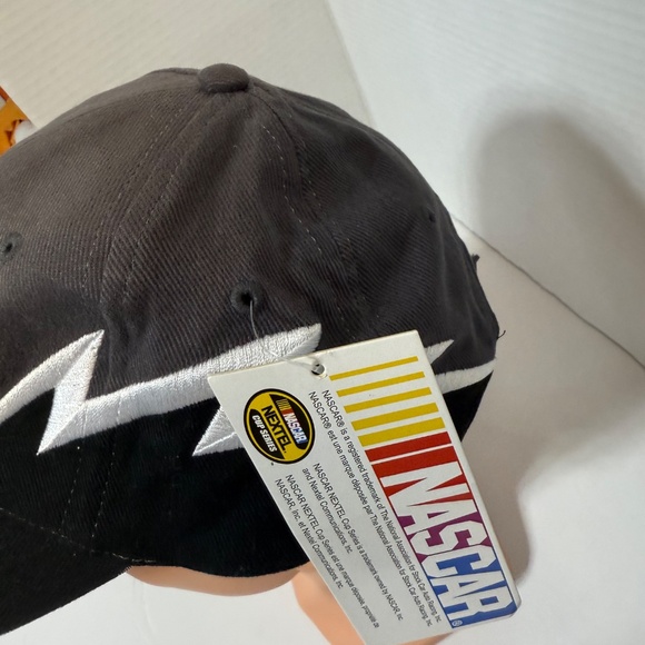Nascar Hat Nextel Cup Series Checkered Flag Sports Black Adjustable Cap NEW - Picture 4 of 10